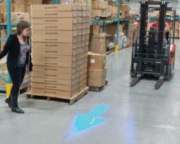 Forklift Blue Arrow Light