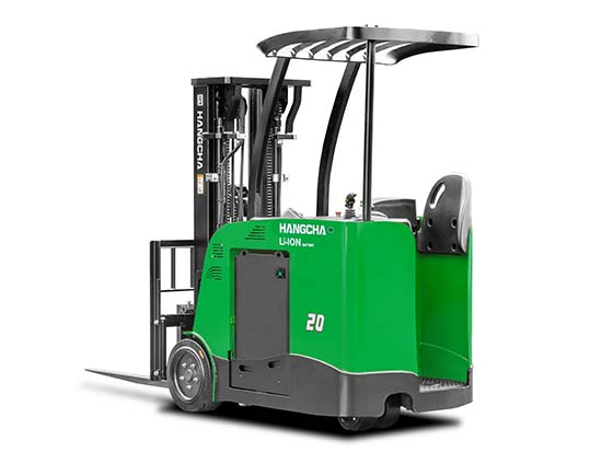 Hangcha 3-Wheel Lithium-ion Electric Stand-up Counterbalanced Forklift